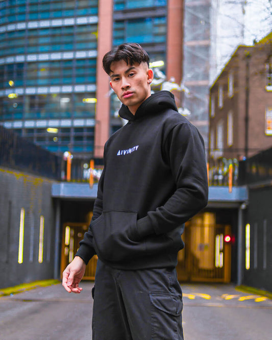Dreams Unleashed Oversized Hoodie - Black