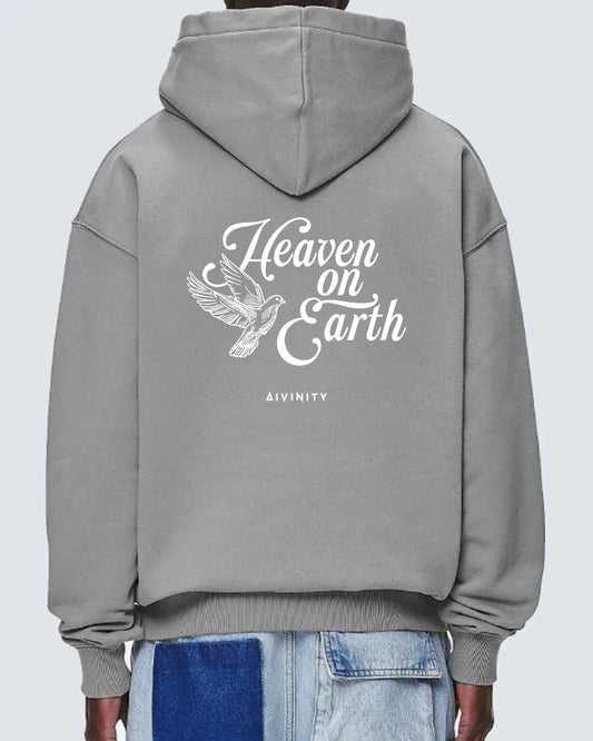 Heaven On Earth Hoodie Grey Rock