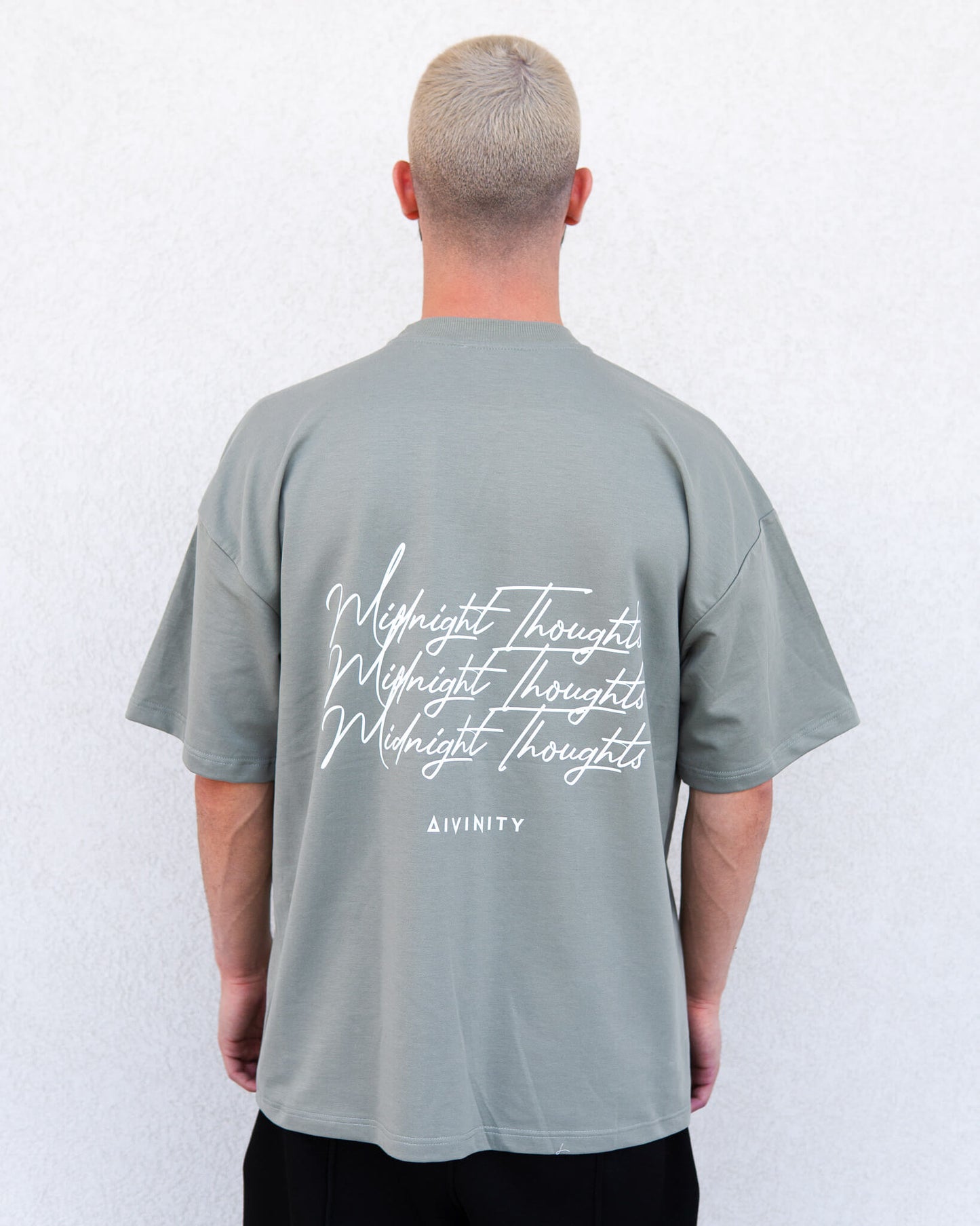 Script T-Shirt Olive