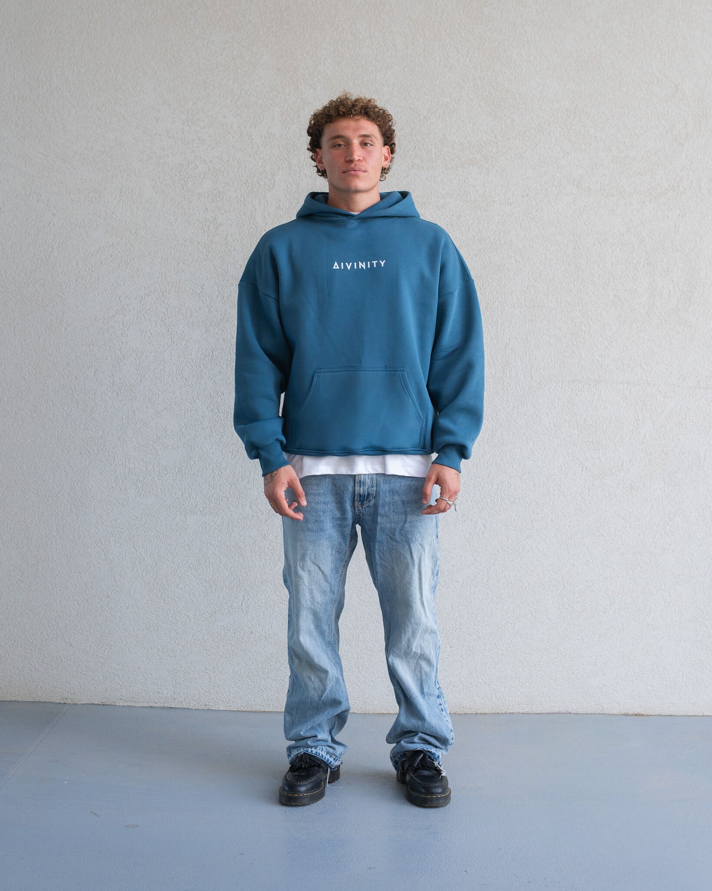 Signature Hoodie Petrol Blue