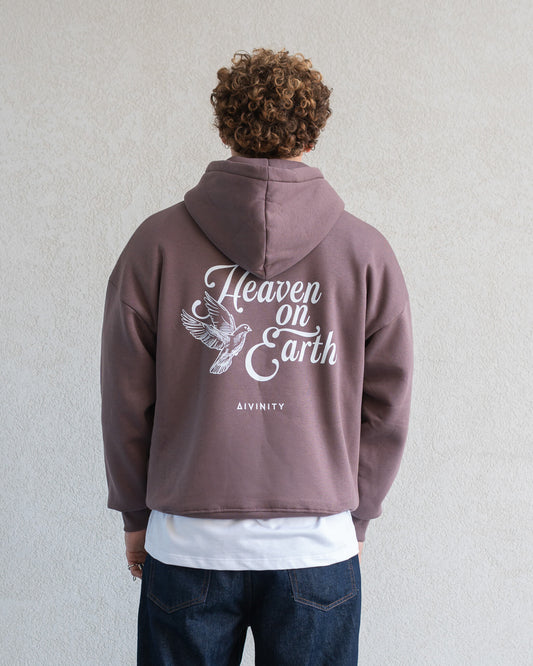 Heaven On Earth Hoodie Brown