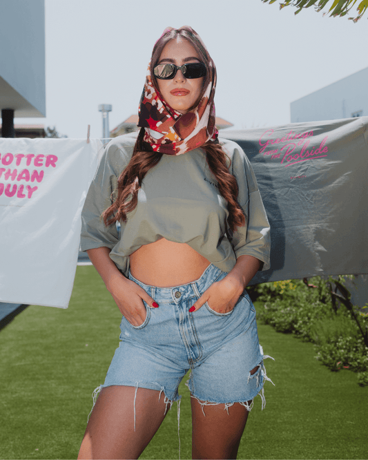 Poolside Stories T-Shirt Olive SS25