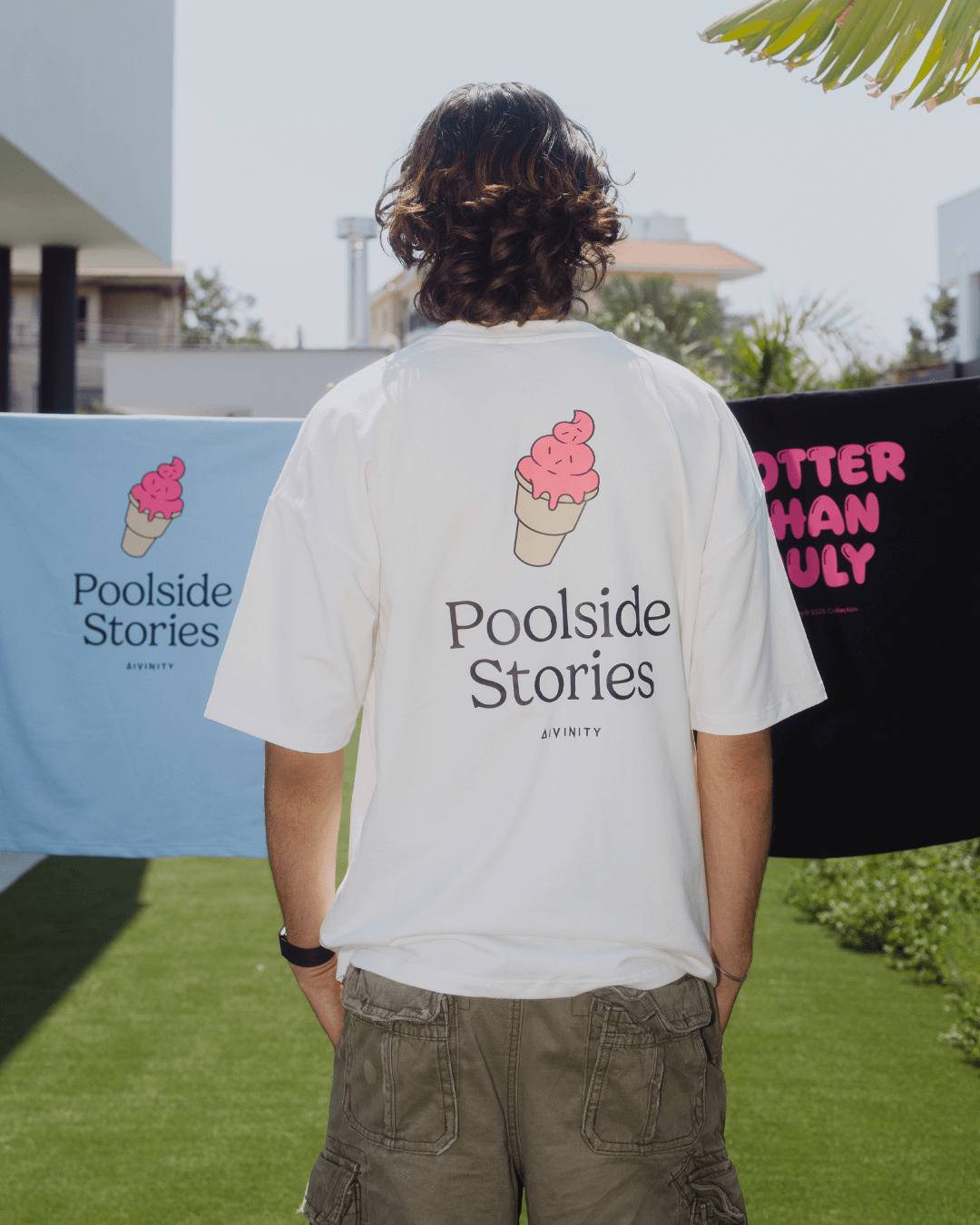 Poolside Stories T-Shirt White SS25