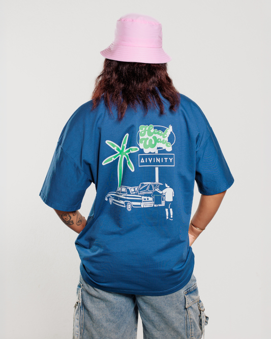 Divinity × Heatwave Limited Edition T-Shirt - Navy Blue