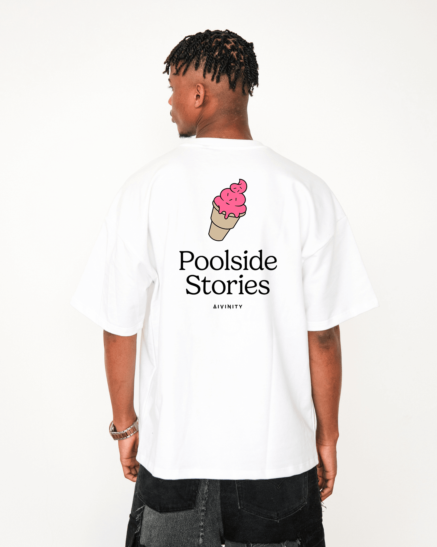 Poolside Stories T-Shirt White SS25