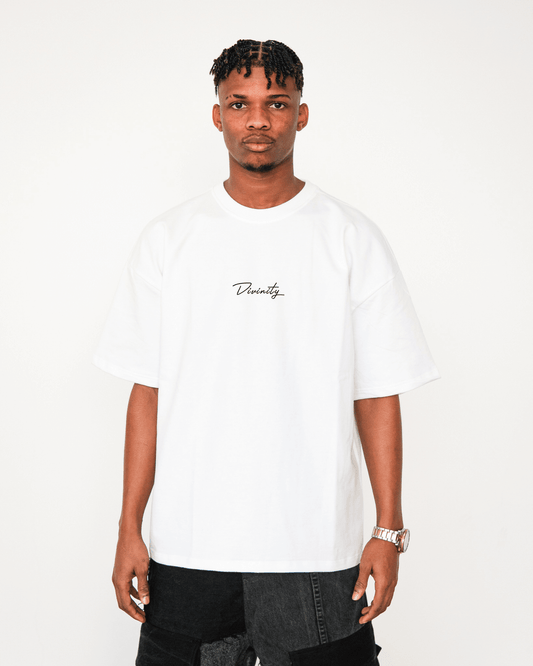 Script T-Shirt White