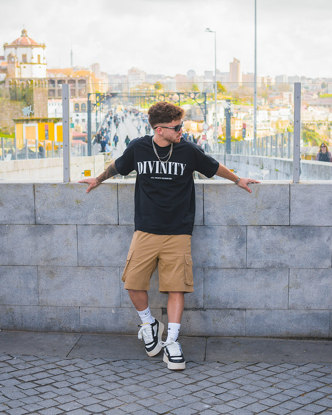 NRVN Oversized T-Shirt Black
