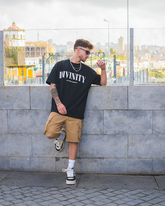 NRVN Oversized T-Shirt Black