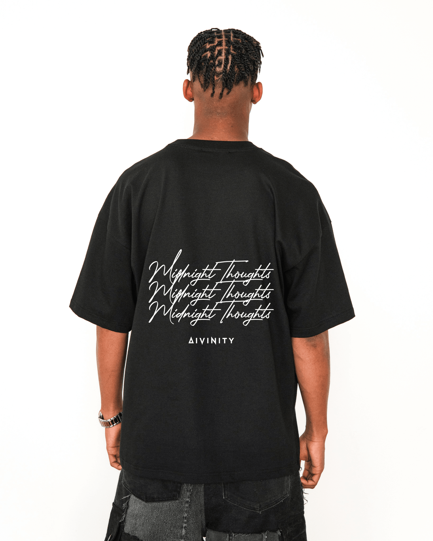 Script T-Shirt Black