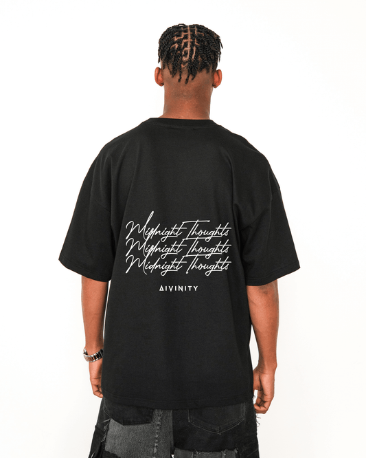 Script T-Shirt Black