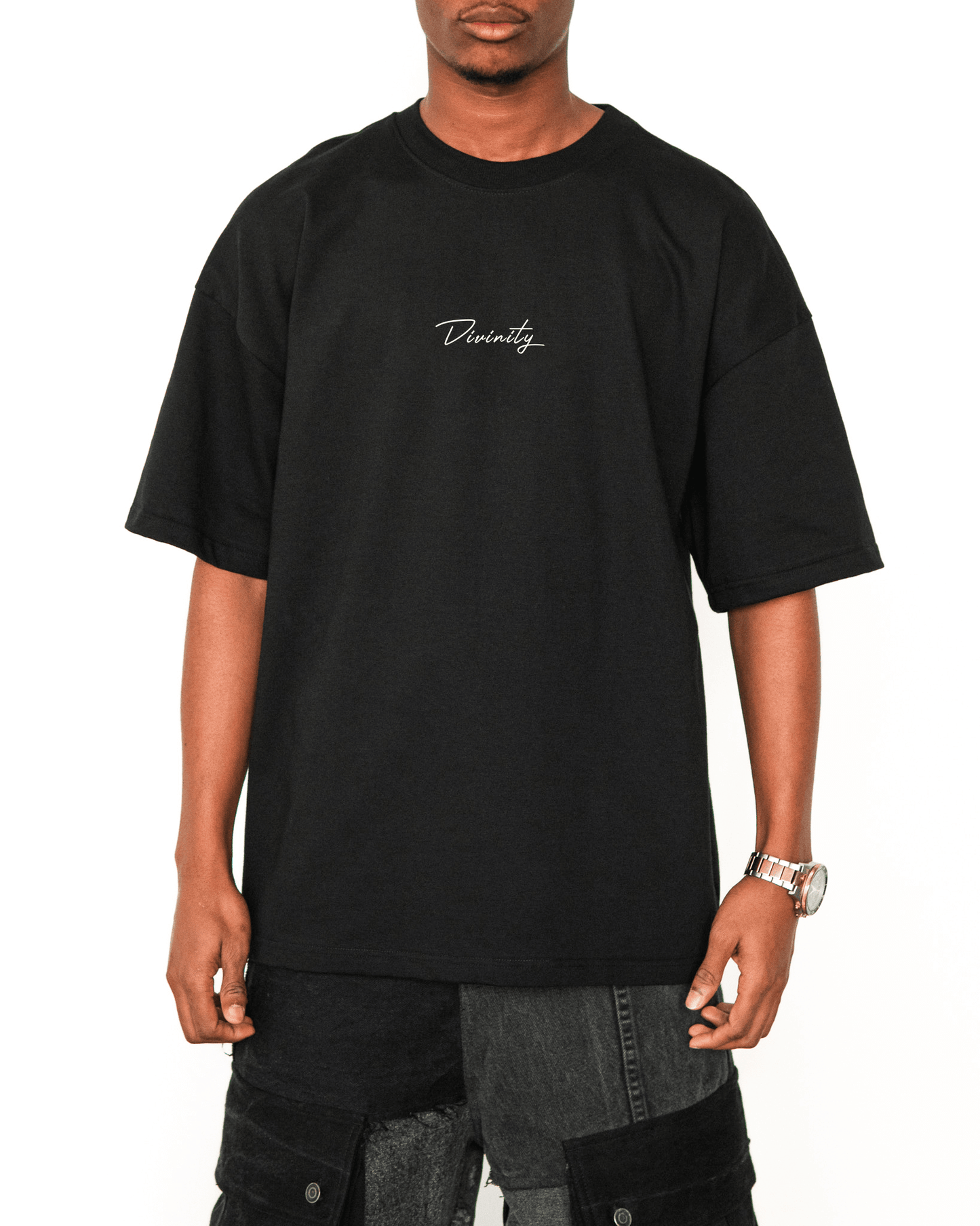 Script T-Shirt Black