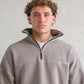 Classic Half-Zip Hoodie Grey Rock