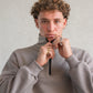 Classic Half-Zip Hoodie Grey Rock