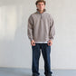 Classic Half-Zip Hoodie Grey Rock