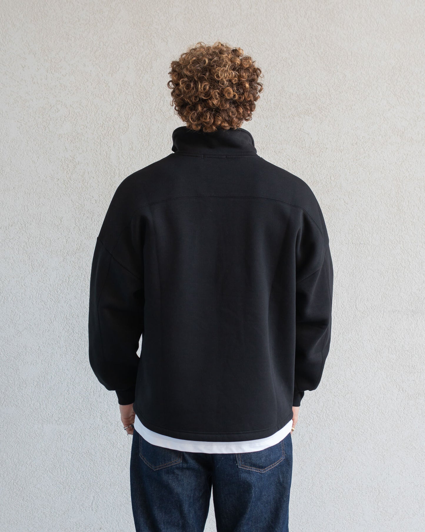 Classic Half-Zip Hoodie Black