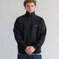 Classic Half-Zip Hoodie Black