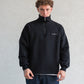 Classic Half-Zip Hoodie Black