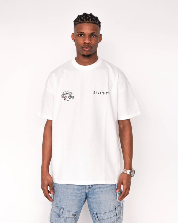 Divinity Heaven On Earth T-Shirt White – Divinity Clothing