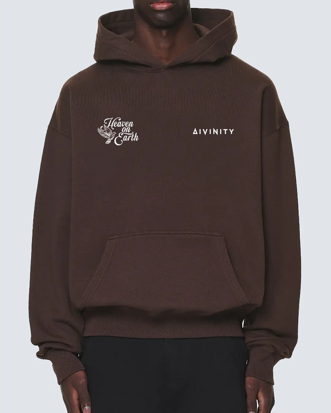 Heaven On Earth Hoodie Brown