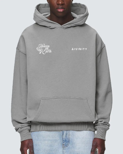 Heaven On Earth Hoodie Grey Rock