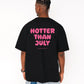 Hotter Than July T-Shirt Black/Pink SS25