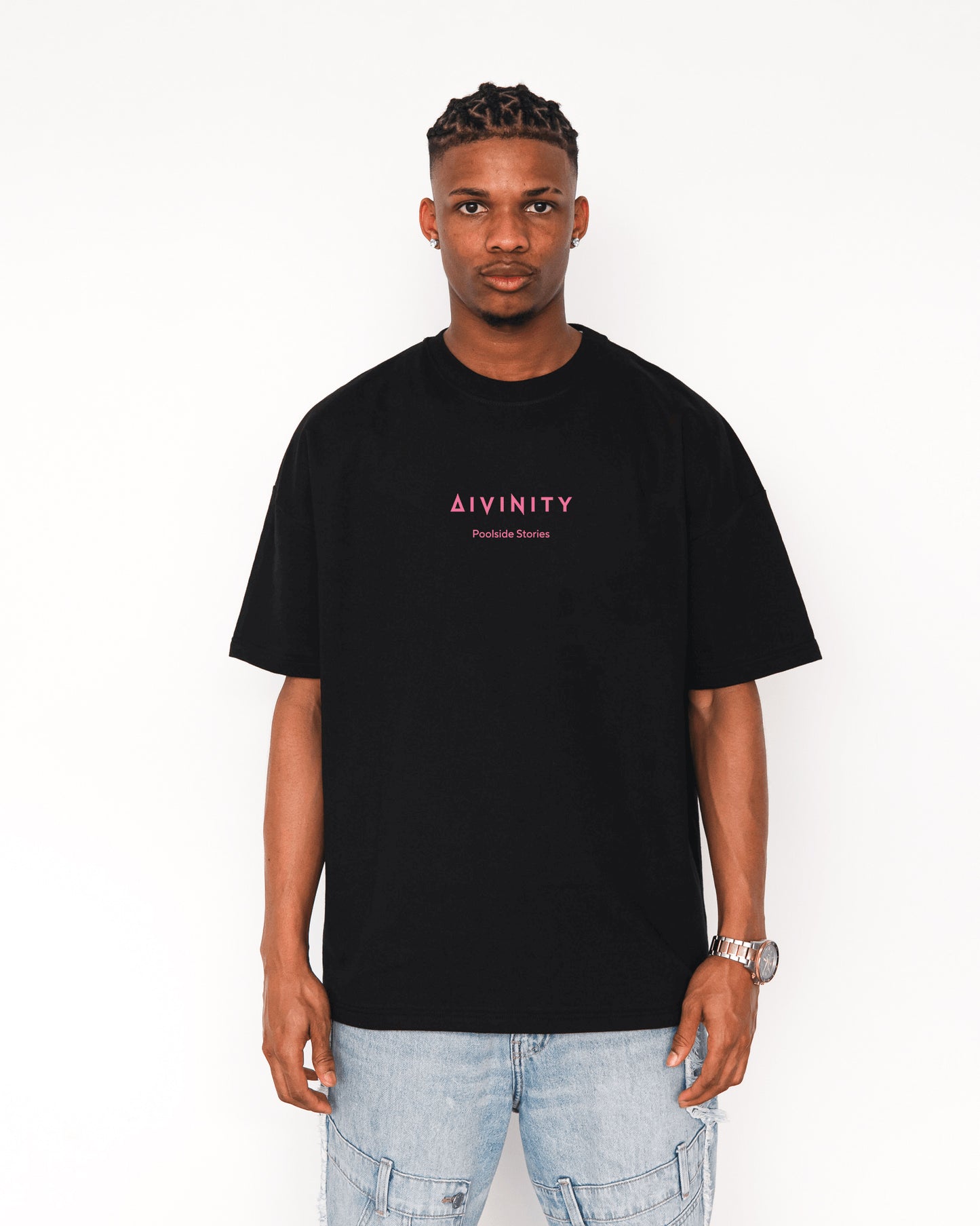 Hotter Than July T-Shirt Black/Pink SS25