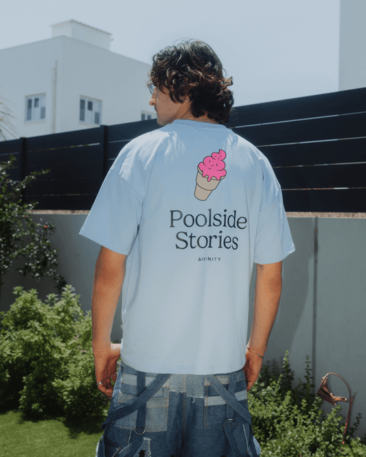 Poolside Stories T-Shirt Ciel SS25