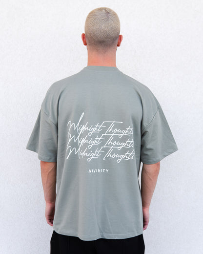 Script T-Shirt Olive