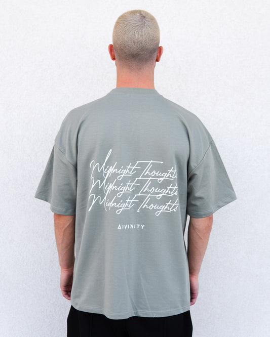 Script T-Shirt Olive