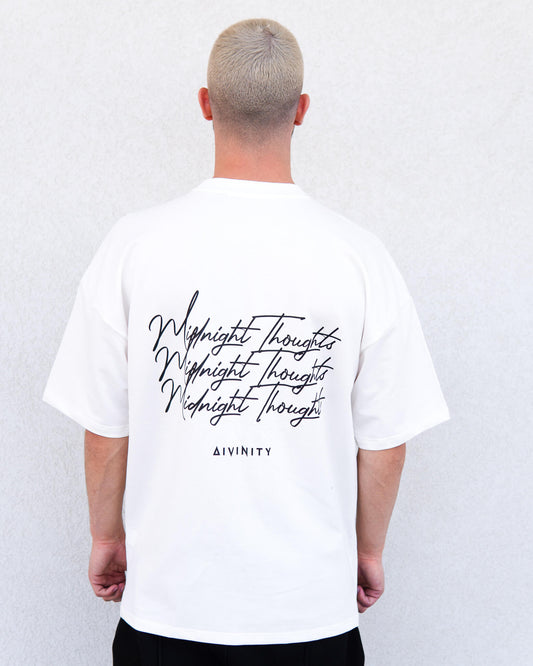 Script T-Shirt White