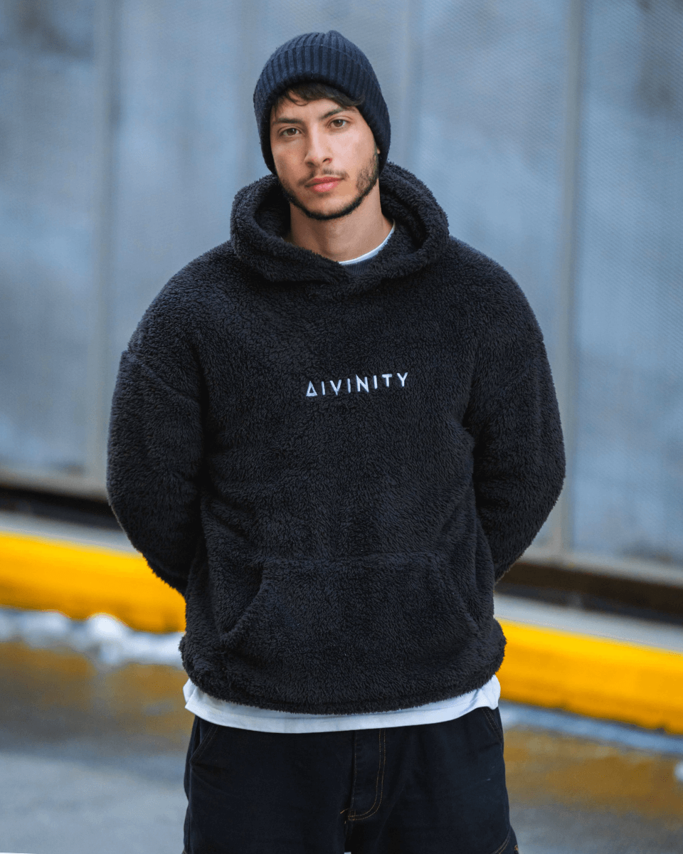 Sherpa Signature Hoodie - Black