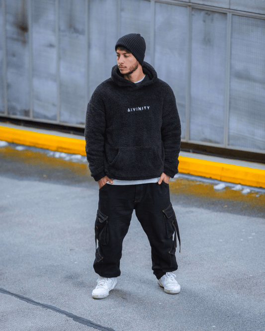 Sherpa Signature Hoodie - Black