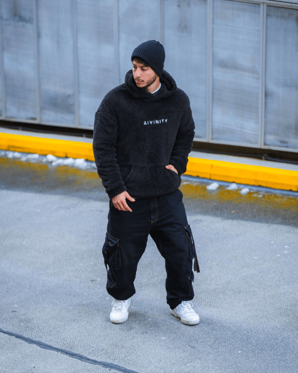 Sherpa Signature Hoodie - Black