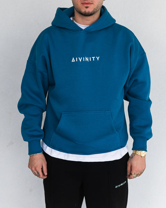 Signature Hoodie Petrol Blue
