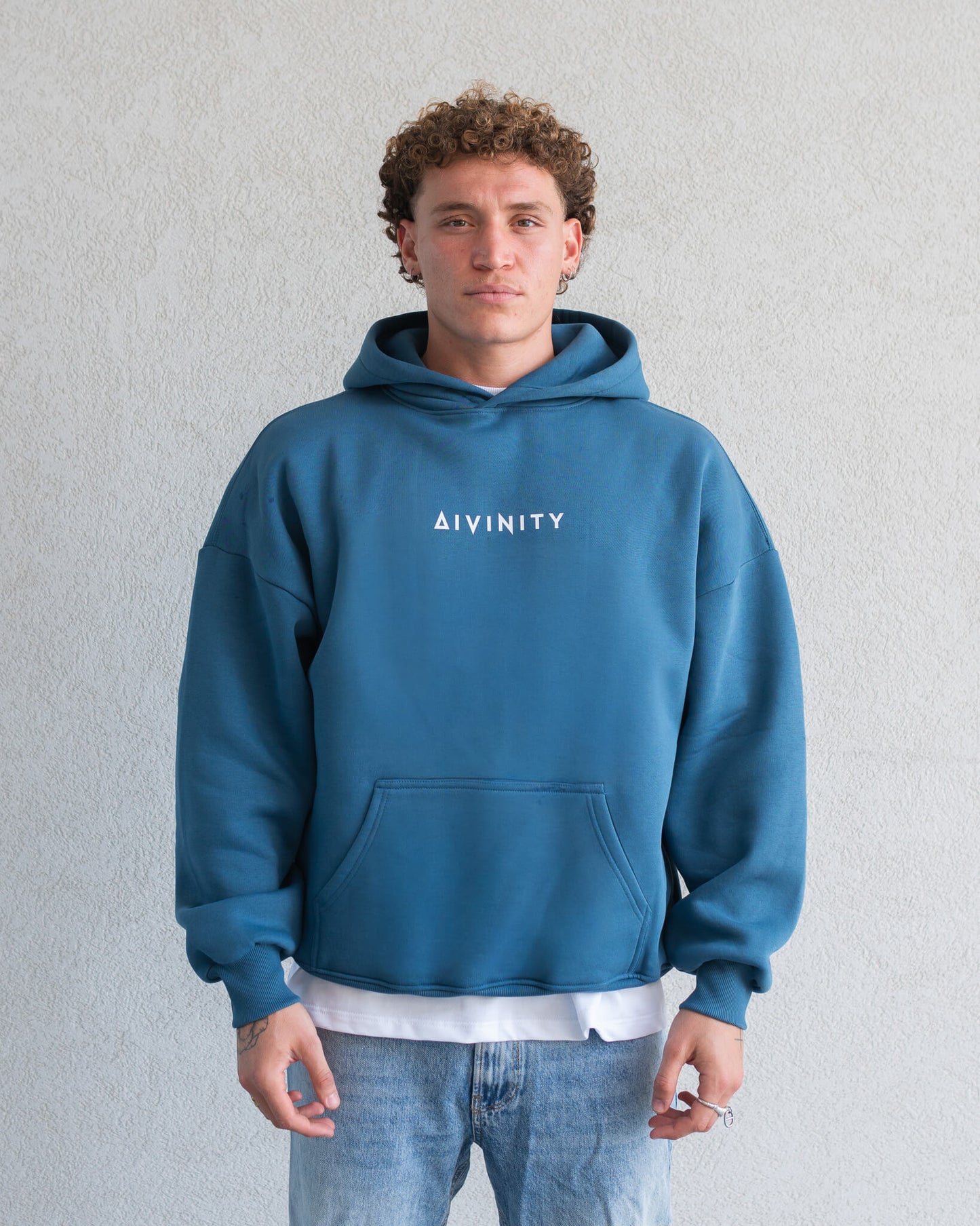 Signature Hoodie Petrol Blue