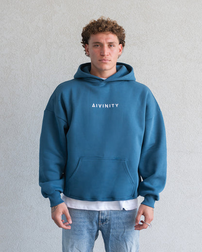 Signature Hoodie Petrol Blue