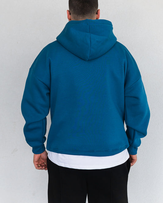 Signature Hoodie Petrol Blue