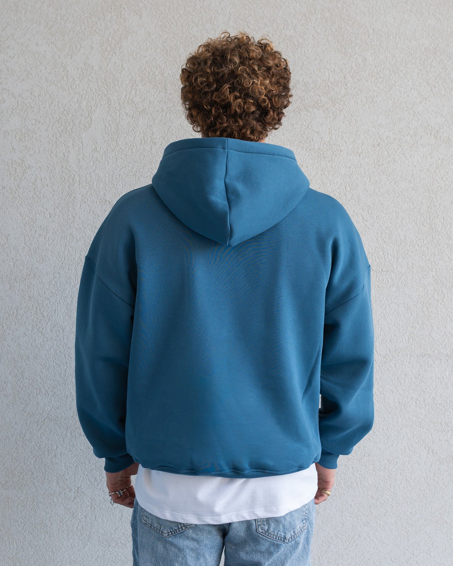 Signature Hoodie Petrol Blue