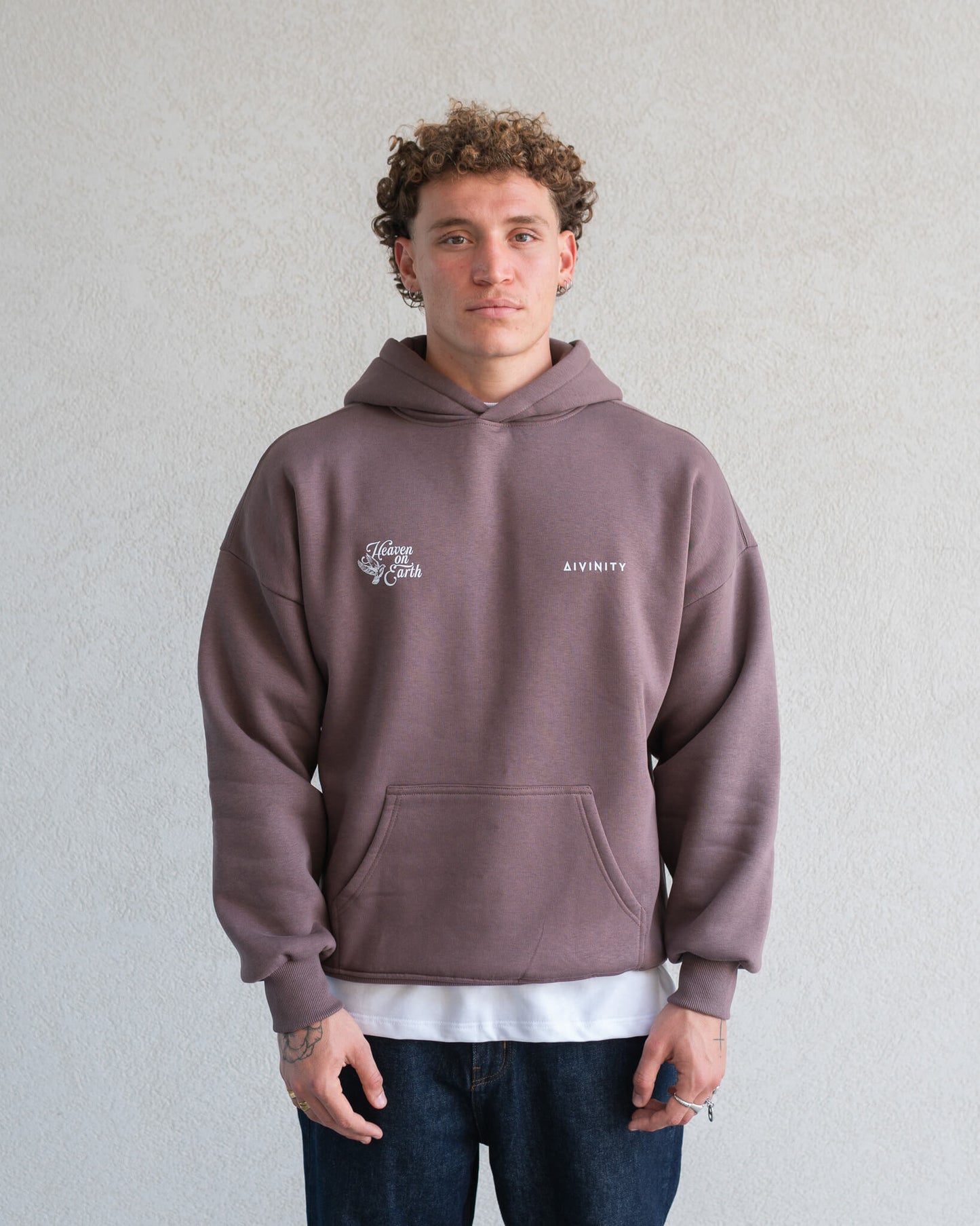 Heaven On Earth Hoodie Brown