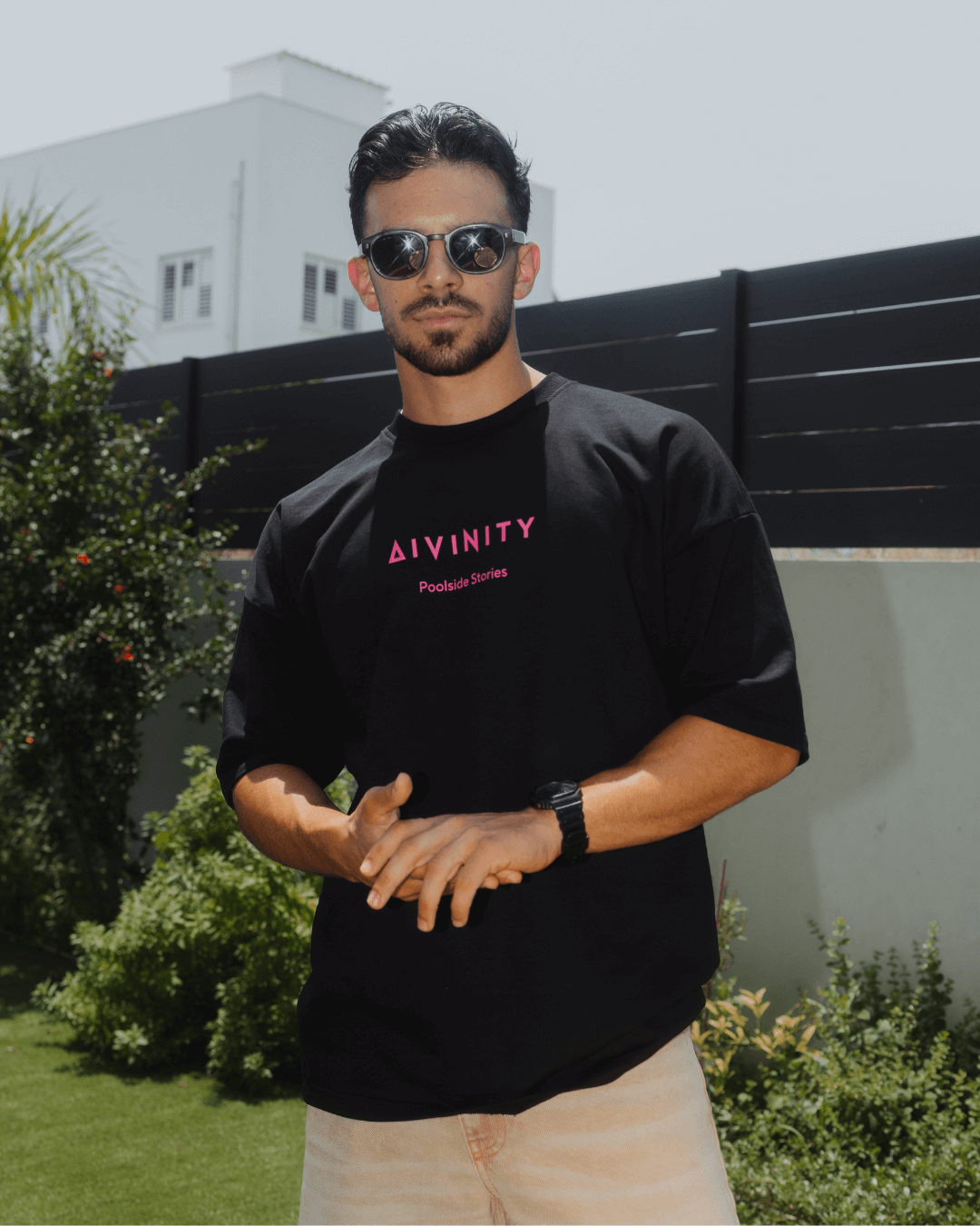 Hotter Than July T-Shirt Black/Pink SS25