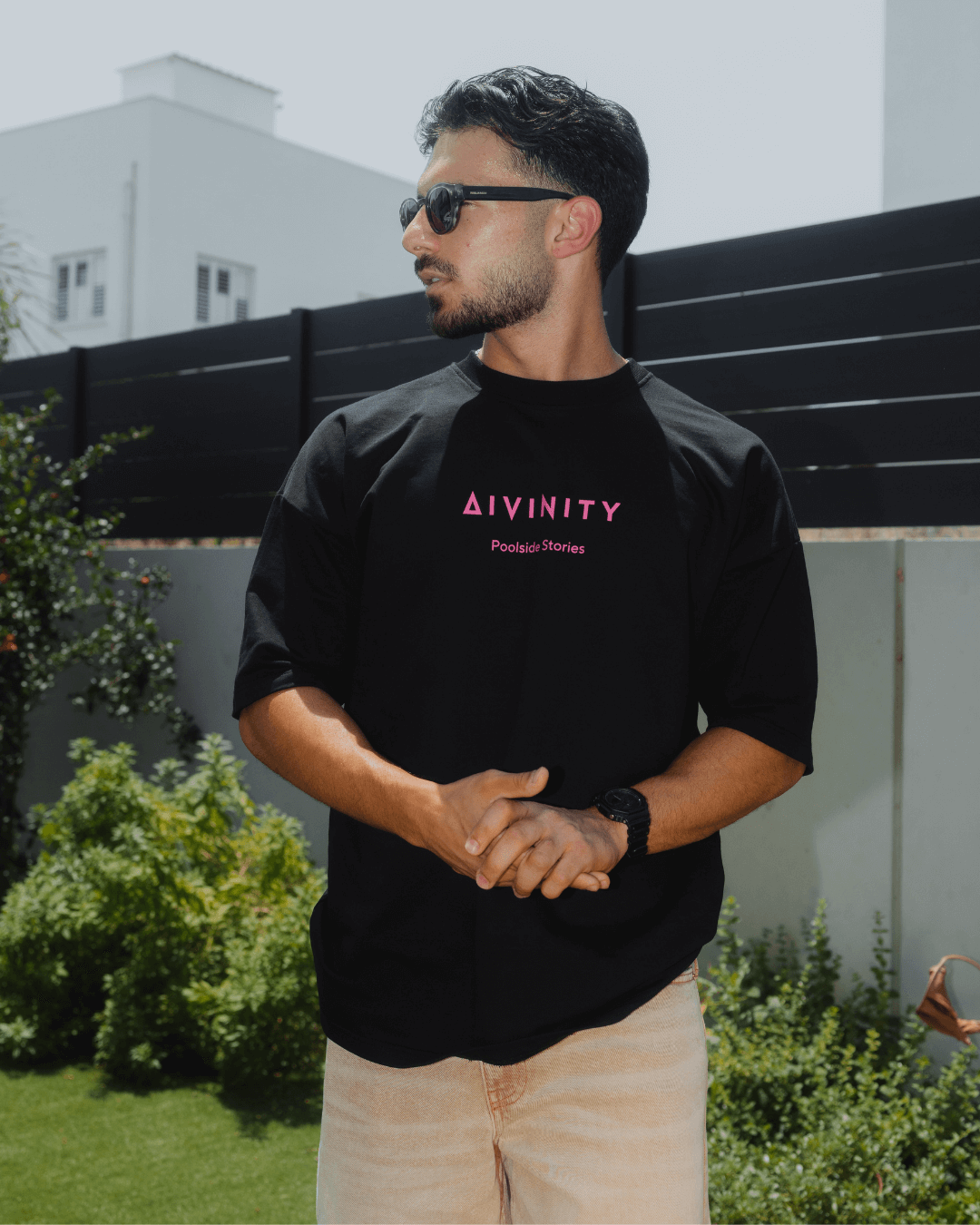 Hotter Than July T-Shirt Black/Pink SS25