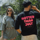Hotter Than July T-Shirt Black/Pink SS25