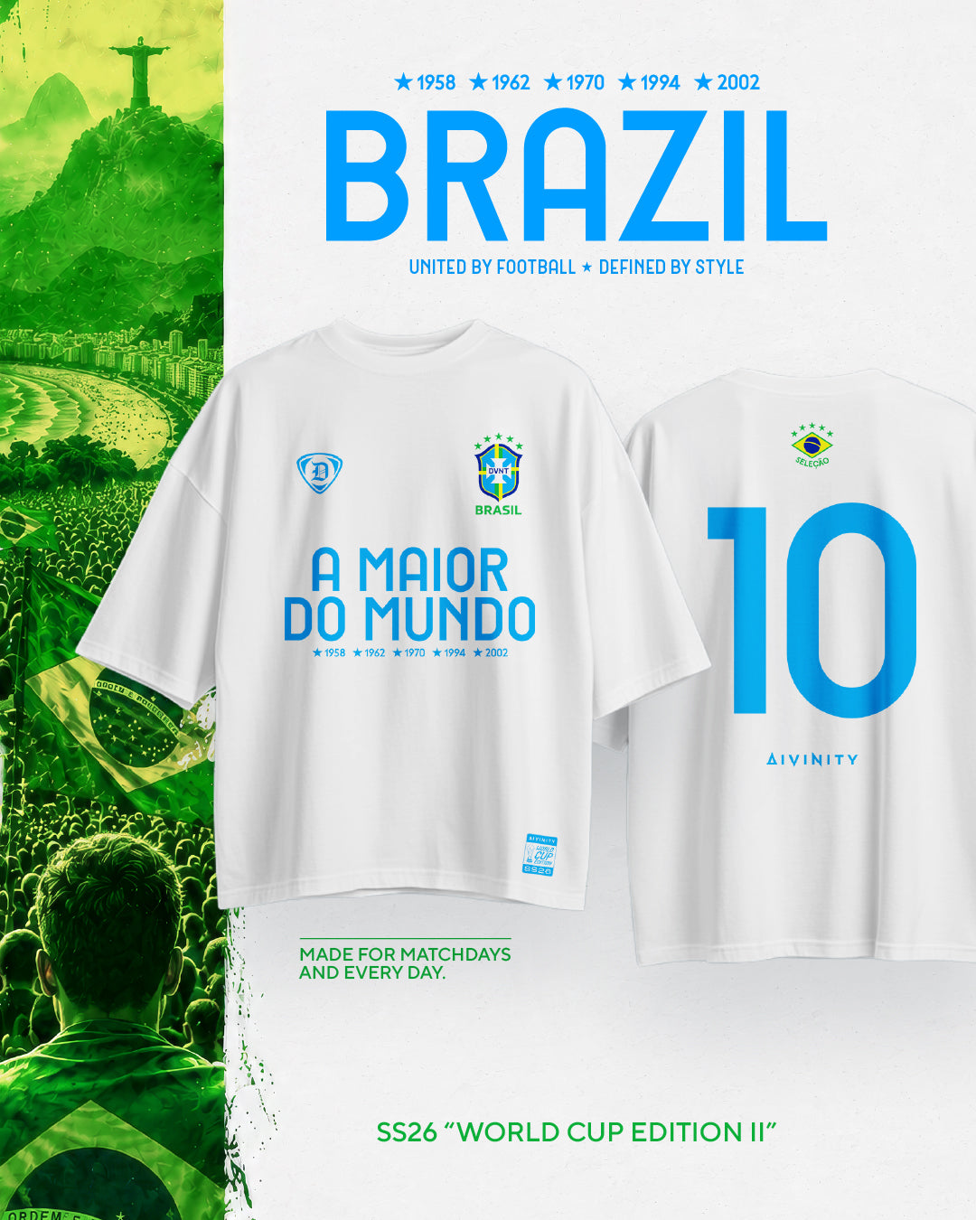 SS26 Brazil T-Shirt II (PRE-ORDER)