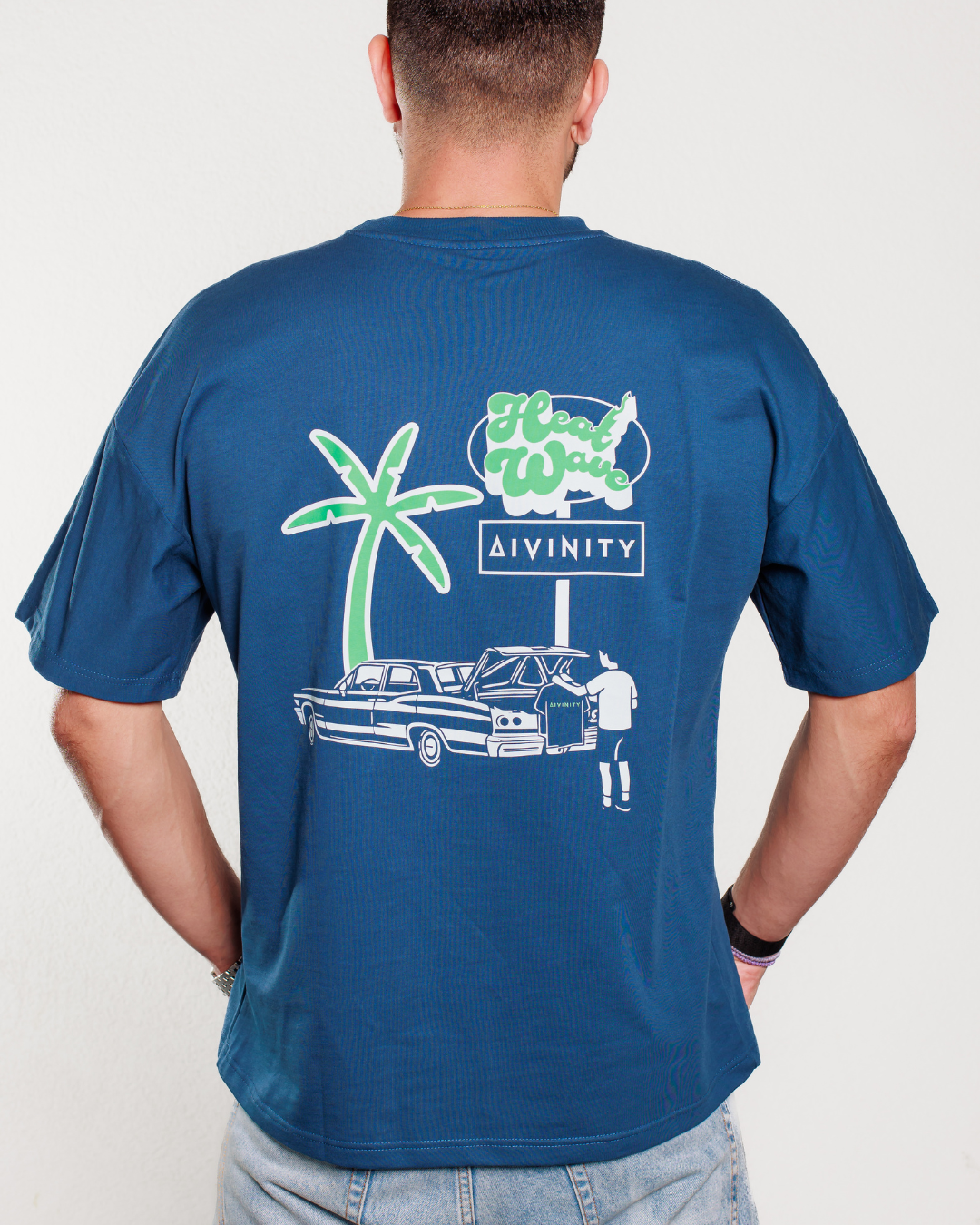 Divinity × Heatwave Limited Edition T-Shirt - Navy Blue