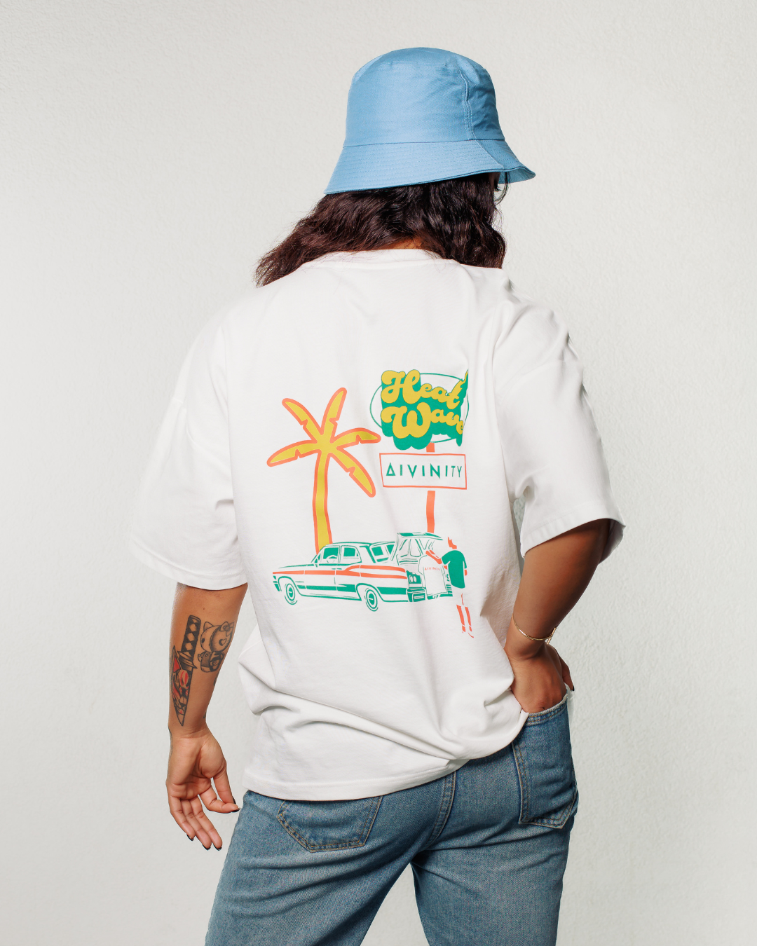 Divinity × Heatwave Limited Edition T-Shirt - Off-White
