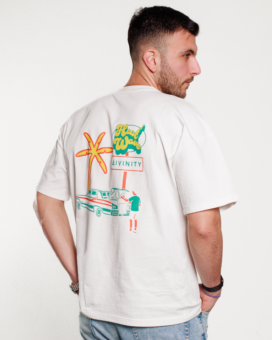 Divinity × Heatwave Limited Edition T-Shirt - Off-White