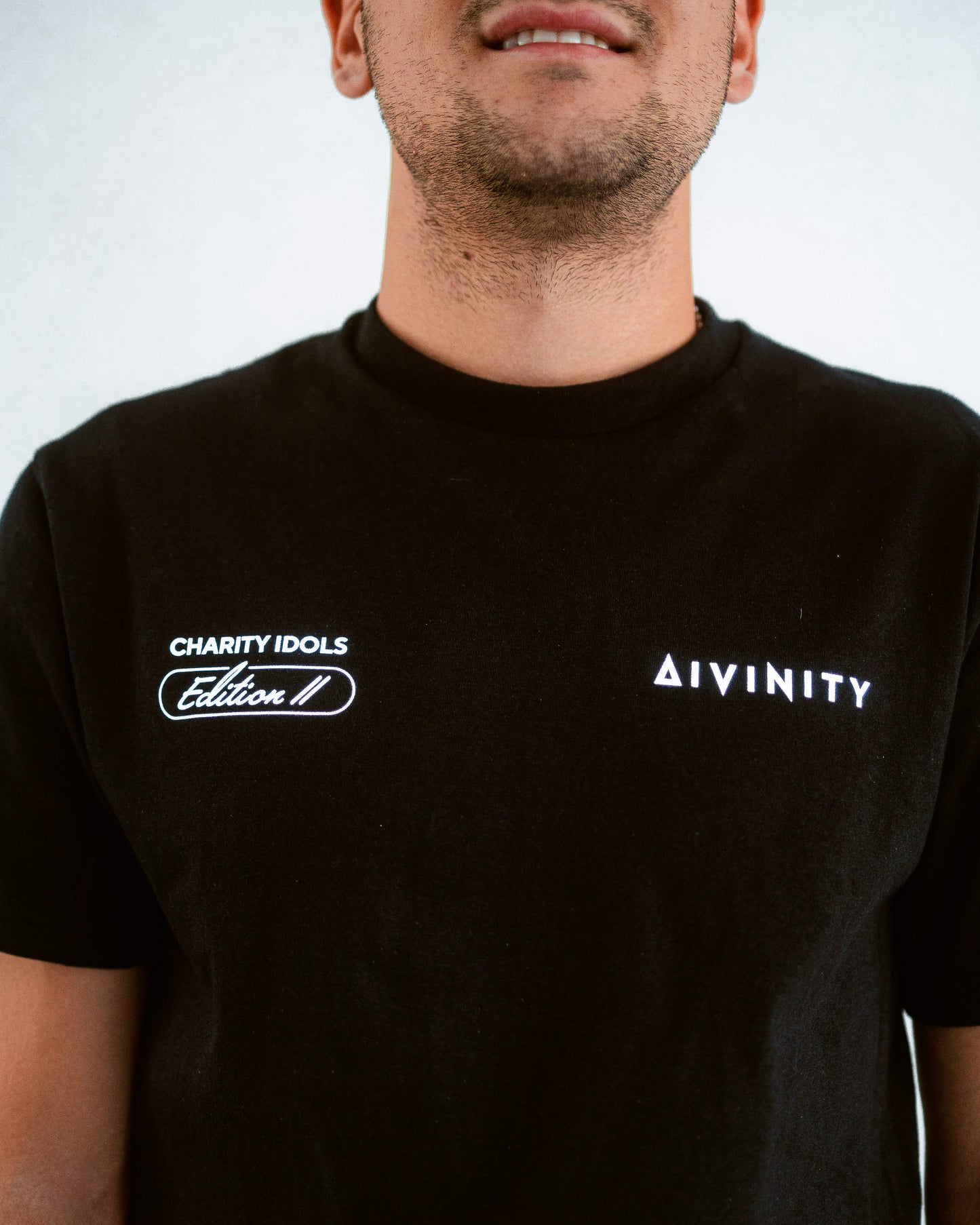 Divinity x Charity Idols Edition II T-Shirt -  Black