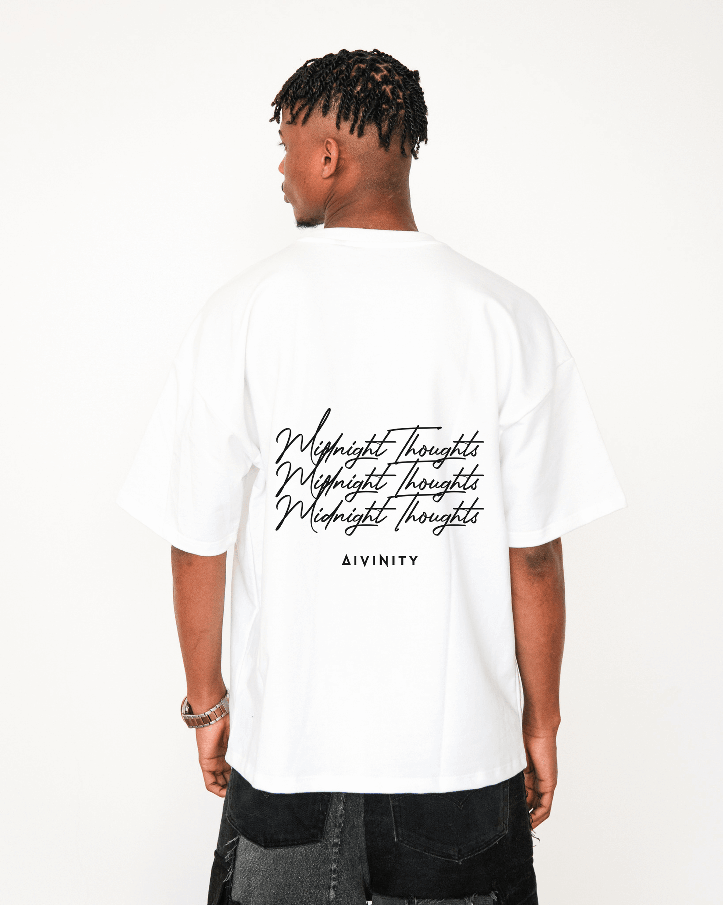 Script T-Shirt White