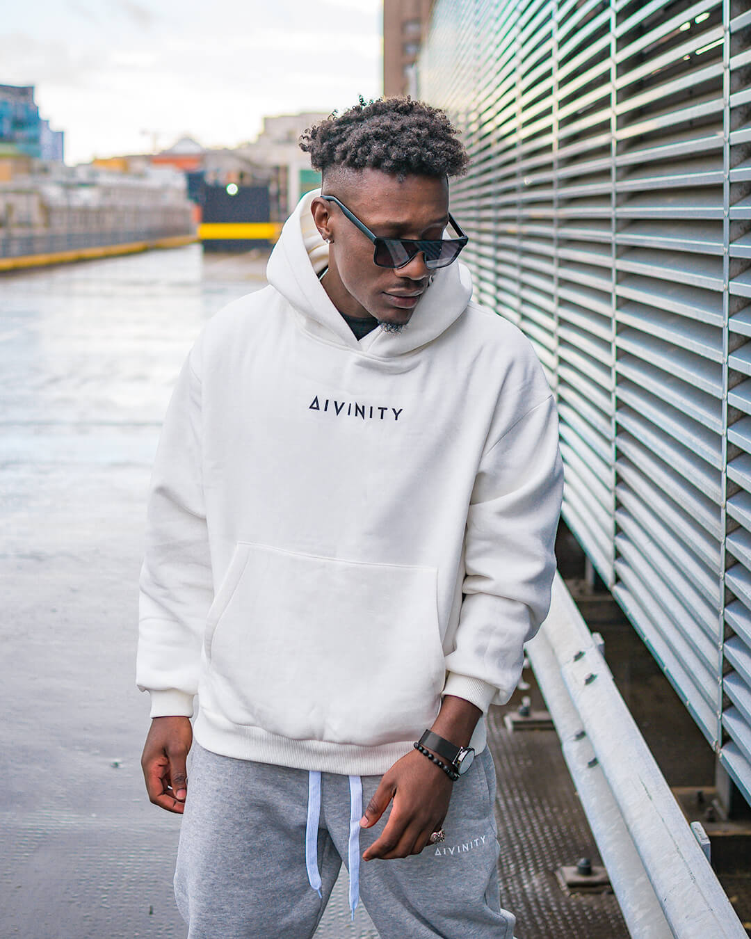 Signature Oversized Hoodie - OffWhite