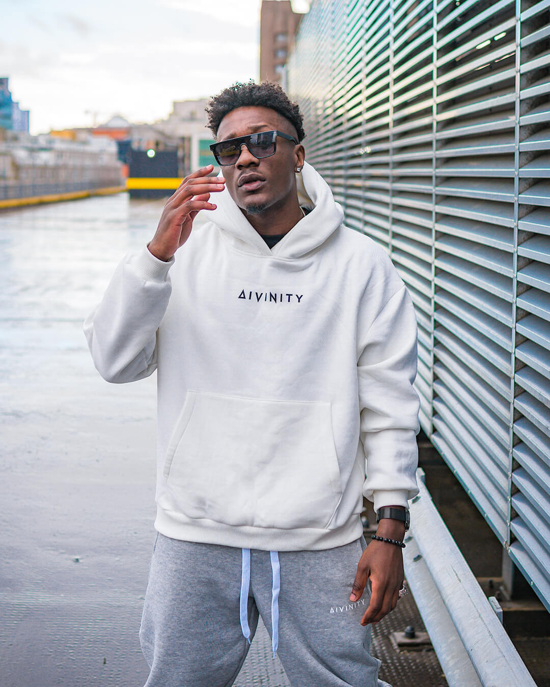 Signature Oversized Hoodie - OffWhite